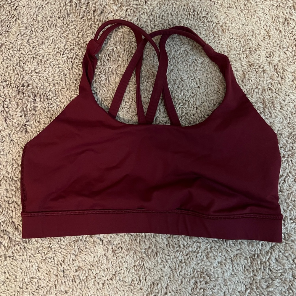 Lululemon Energy bra size 6, medium support